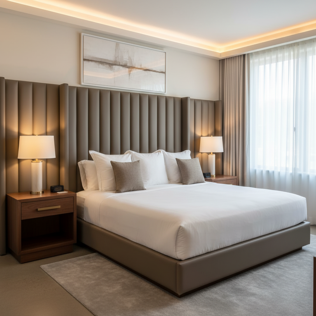 Luxury Cay - Gust Upholstered Headboard | Architectural Fabrics