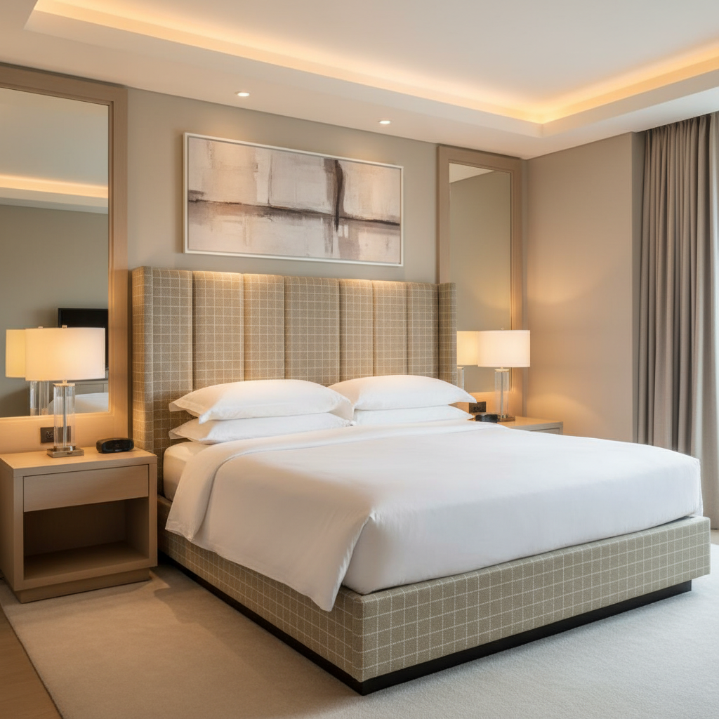 West End - Fleece Upholstered Headboard | Architectural Fabrics