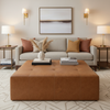 Baroque - Baroque Performance Vinyl Upholstered Ottoman | Architectural Fabrics