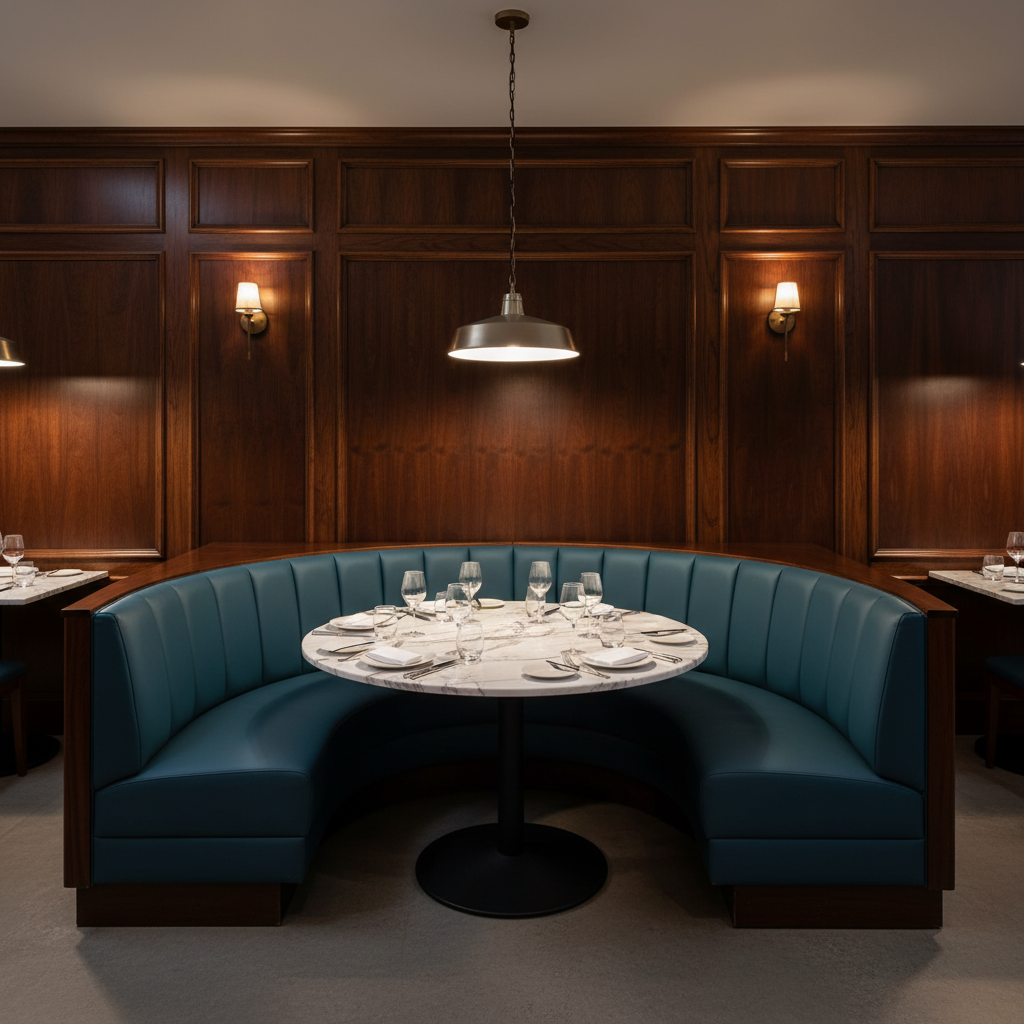 Peter Island - River Upholstered Banquette | Architectural Fabrics