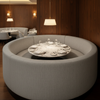 Parrot Cay - Sterling Upholstered Banquette | Architectural Fabrics