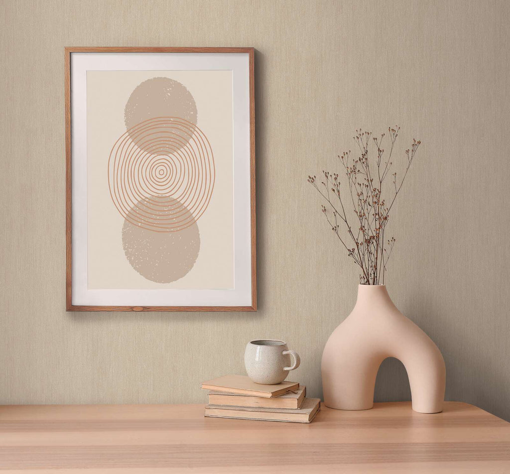 Ap Longlife Beige Wallcovering | AS Creation