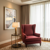 Soper Hole - Red Upholstered Chair | Architectural Fabrics