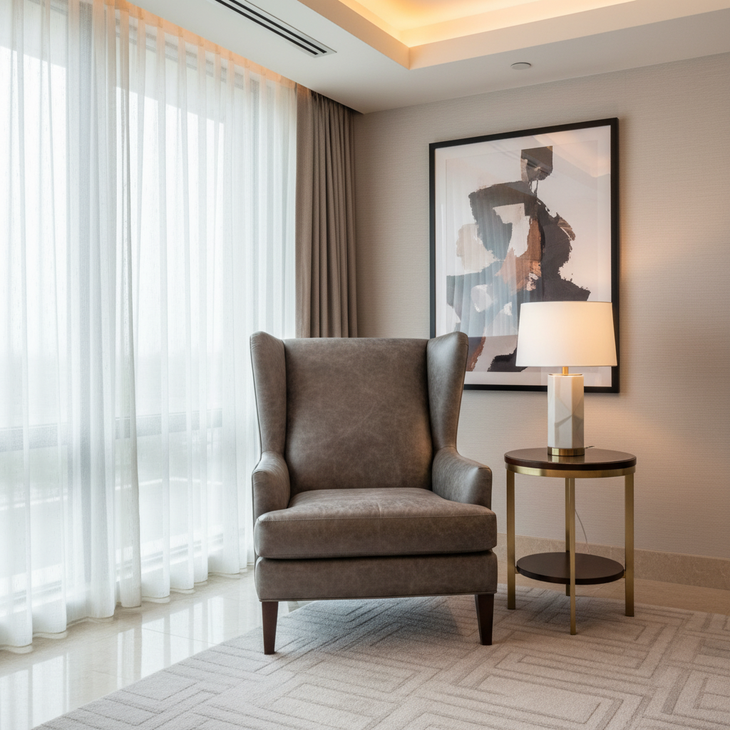 Runaway Bay - Slate Upholstered Chair | Architectural Fabrics