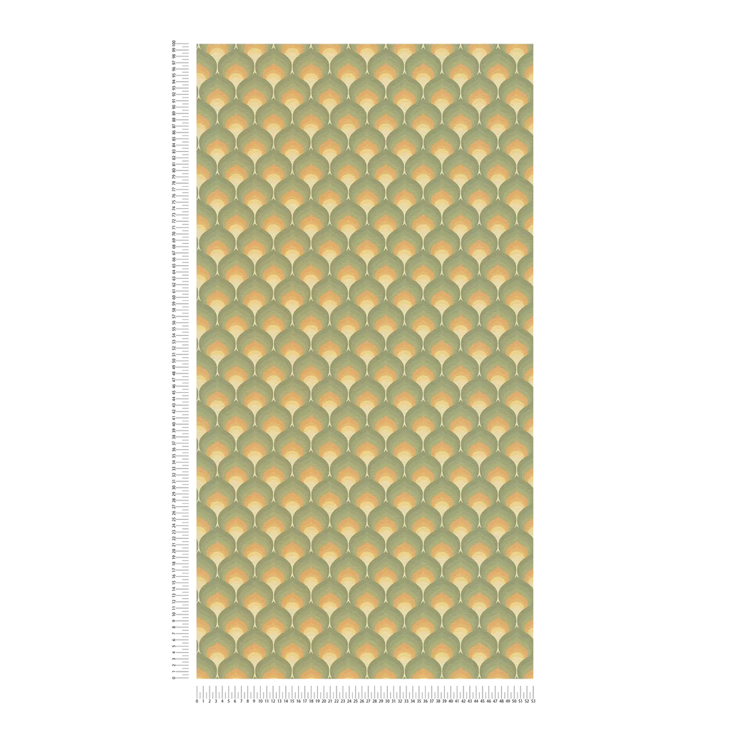 Retro Chic Green Wallcovering | AS Creation