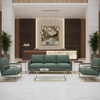 Nassau Gold - Aegean Upholstered Sofa | Architectural Fabrics