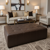 Big Bird - Big Bird Performance Vinyl Upholstered Ottoman | Architectural Fabrics