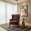 Runaway Bay - Oxblood Upholstered Chair | Architectural Fabrics