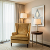 Crushed Velvet Texture Golden Honey Upholstered Chair | Architectural Fabrics