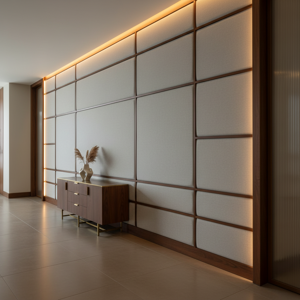 Pinnacle Rock - Sky Upholstered Wall Panel | Architectural Fabrics