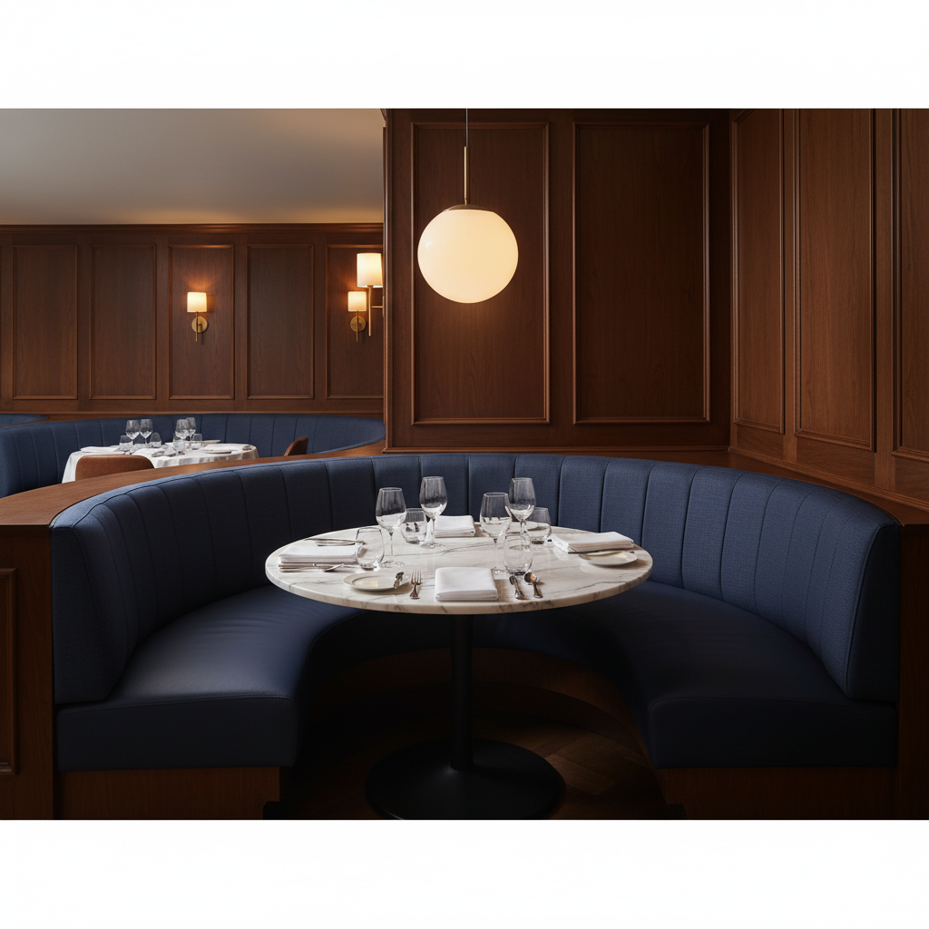 Vintage Harbor - Clipper Upholstered Banquette | Architectural Fabrics