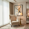 Savannah Bay - Parchment Upholstered Chair | Architectural Fabrics