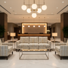 Stingray City - Parchment Upholstered Sofa | Architectural Fabrics