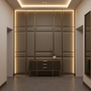 Algiers - Ironwood Performance Vinyl Upholstered Wall Panel | Architectural Fabrics