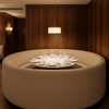 Rattan Bay - Feather Upholstered Banquette | Architectural Fabrics