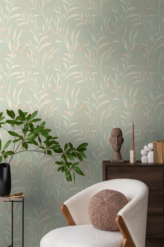 Anna D Andrea Pale Green Wallcovering | AS Creation