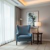 Marigot - Cobalt Upholstered Chair | Architectural Fabrics