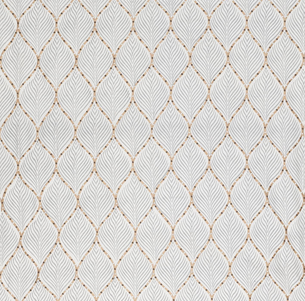Nina Campbell Fabric - Soft White Wallcovering | Nina Campbell