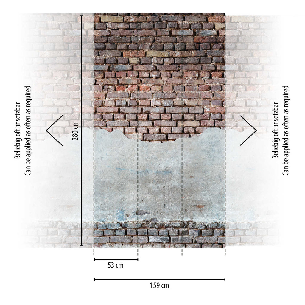 Livingwalls Design Panel the Wall Gray Wallcovering | AS Creation