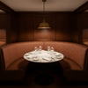 West Indian Lily - Rawhide Upholstered Banquette | Architectural Fabrics