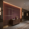 Smooth Velvet Nap Deep Wine Upholstered Wall Panel | Architectural Fabrics