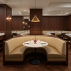Tradewind Trace - Vanilla Upholstered Banquette | Architectural Fabrics