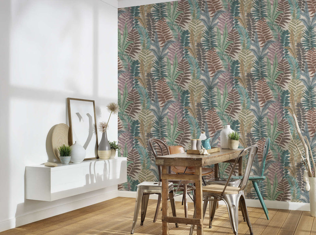 Famous Garden Beige Wallcovering | AS Creation