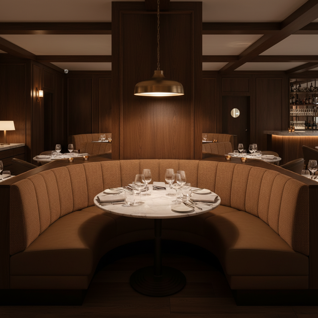 Sisal Bay - Rustic Upholstered Banquette | Architectural Fabrics