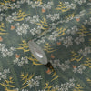 Drawn Into Nature Teal Wallcovering | AS Creation