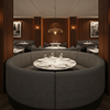 St. Eustatius - Storm Upholstered Banquette | Architectural Fabrics