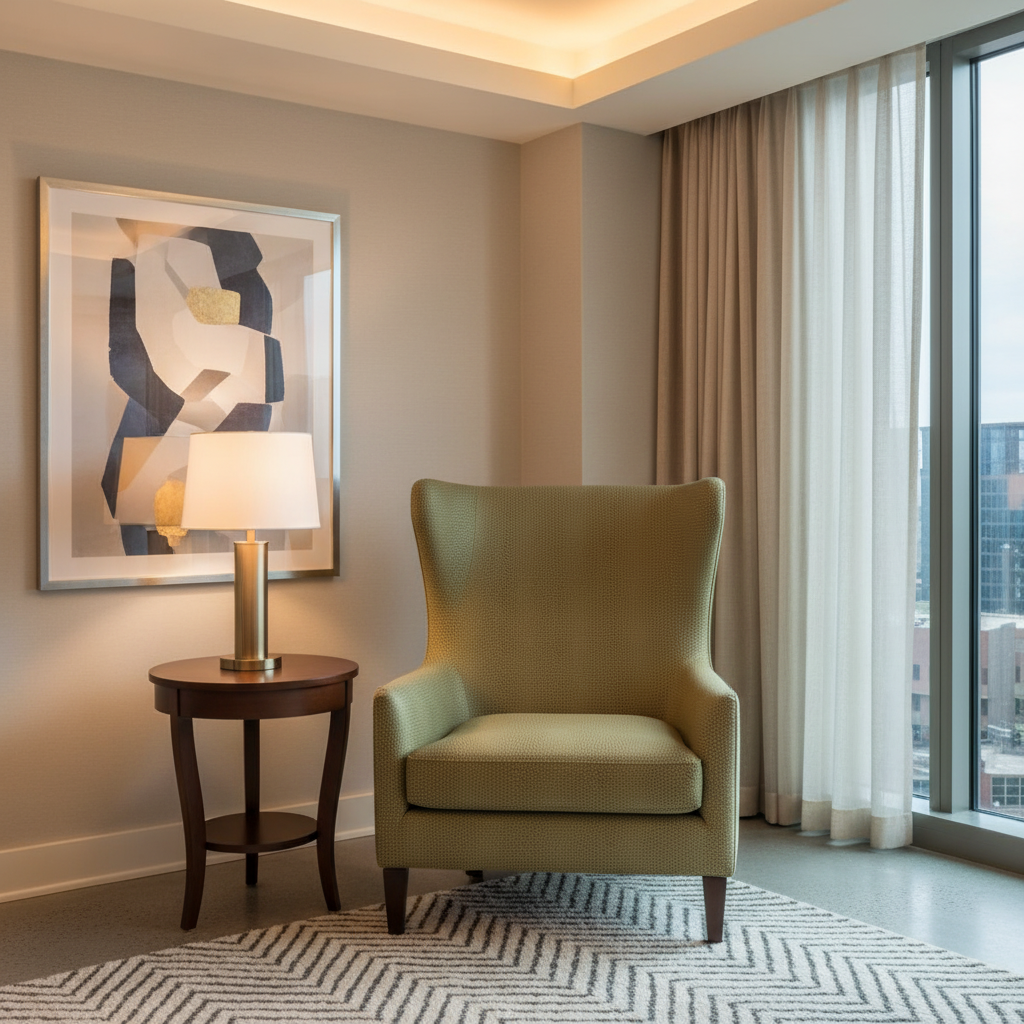 Snake Cay - Moss Upholstered Chair | Architectural Fabrics