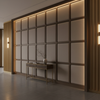 Fine Pebble Texture Taupe Stone Upholstered Wall Panel | Architectural Fabrics