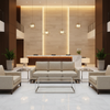 Abaca - Oatmeal Tekloom Performance Upholstered Sofa | Architectural Fabrics