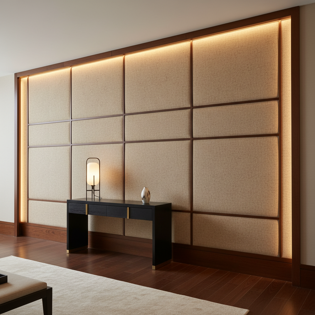 Vintage Harbor - Pebble Upholstered Wall Panel | Architectural Fabrics