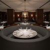 Maya Riviera - Seal Upholstered Banquette | Architectural Fabrics