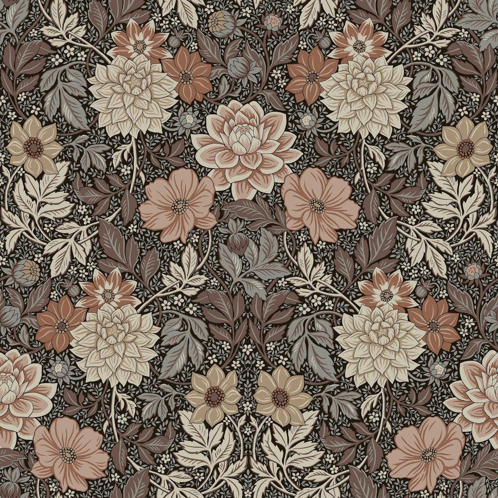 Dahlia Garden - Brown - Image 1