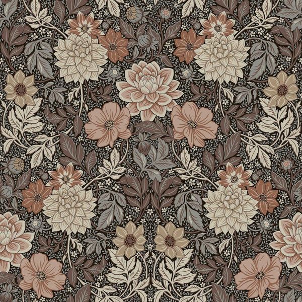 Dahlia Garden - Brown - Image 1