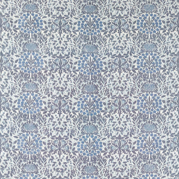 Daisy & Oak Warp Print Indigo | Morris & Co.
