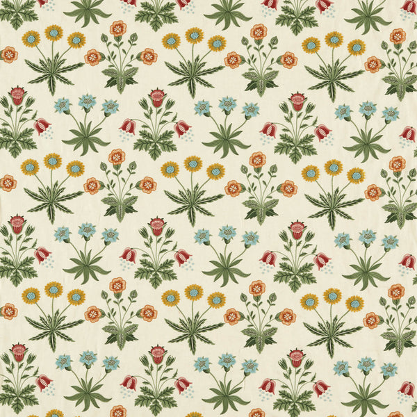 Daisy Embroidery Cream/Multi | Morris & Co.