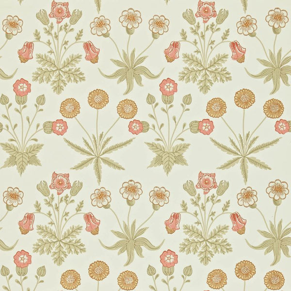 Daisy Wallpaper Manilla Coral | William Morris
