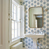 DALILA HAND-SCREEN PRINT BLUE | Schumacher - Image 10
