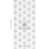 DALILA HAND-SCREEN PRINT BLUE | Schumacher - Image 4