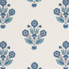 DALILA HAND-SCREEN PRINT BLUE | Schumacher - Image 6