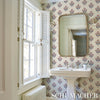 DALILA HAND-SCREEN PRINT RED & BLUE | Schumacher - Image 10