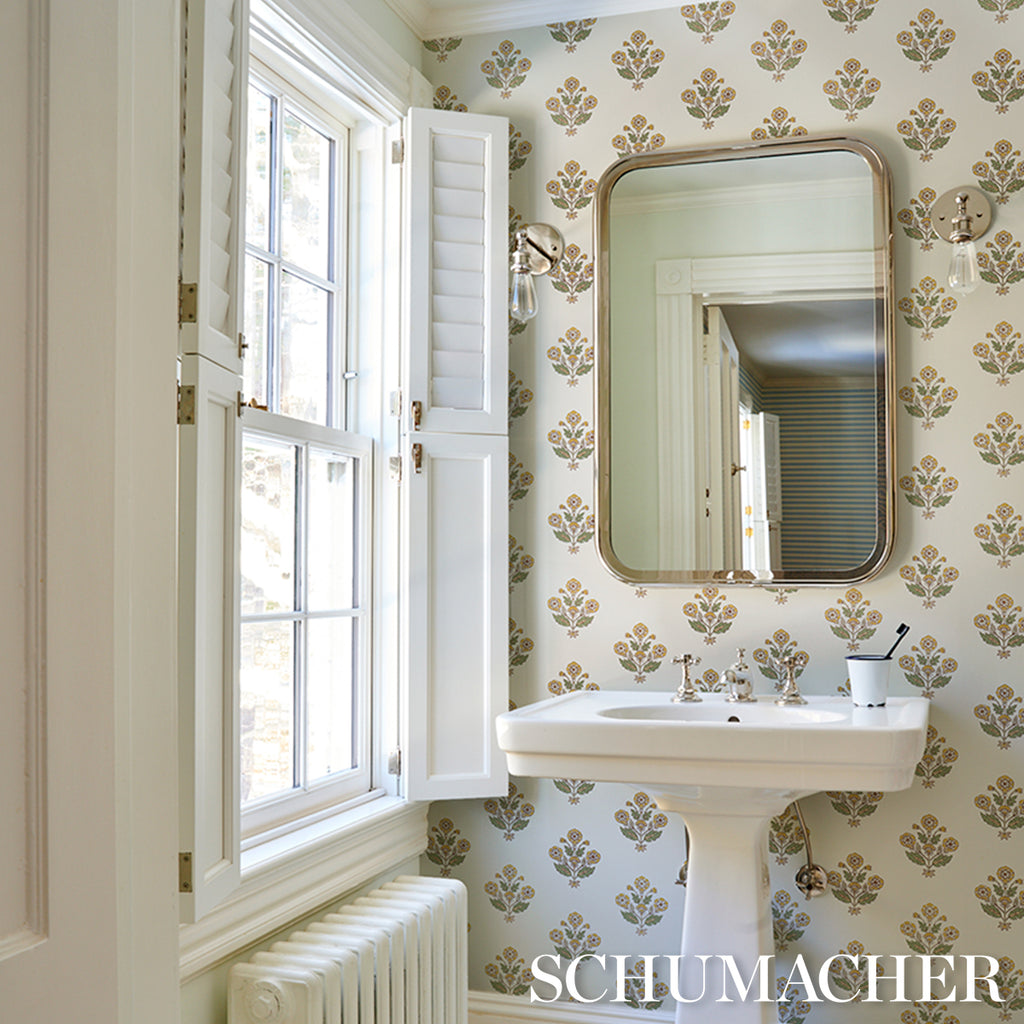 DALILA HAND-SCREEN PRINT YELLOW | Schumacher - Image 10
