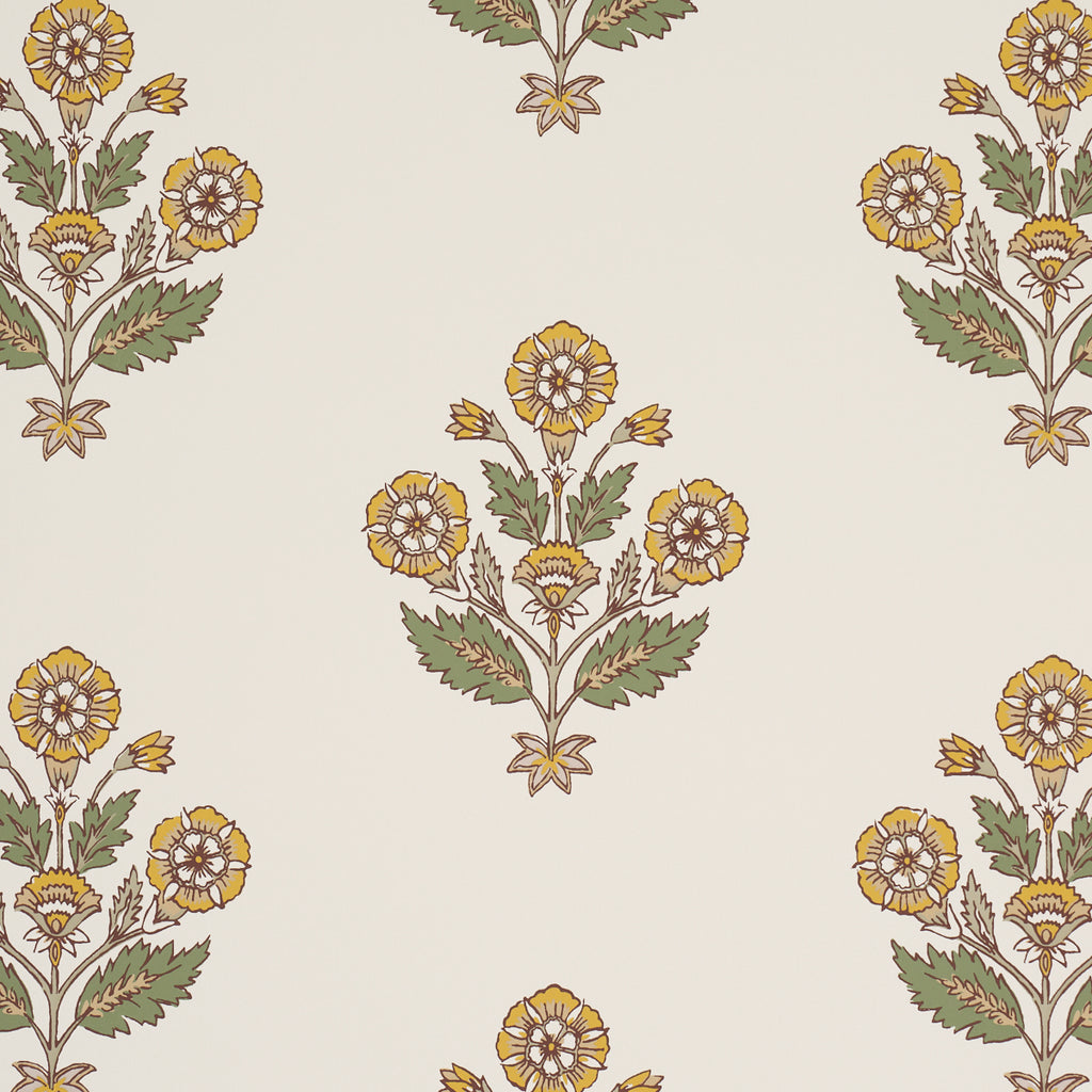 DALILA HAND-SCREEN PRINT YELLOW | Schumacher - Image 6