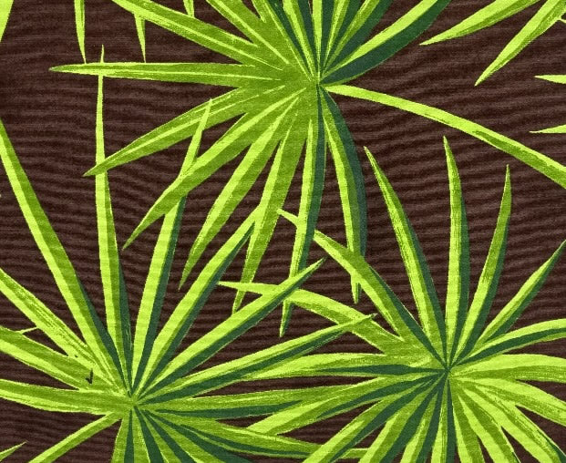 Dark Greens on Brown