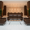 Embossed Reptile Scale Dark Chocolate Upholstered Sofa | Architectural Fabrics