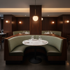 Rincon - Frost Upholstered Banquette | Architectural Fabrics
