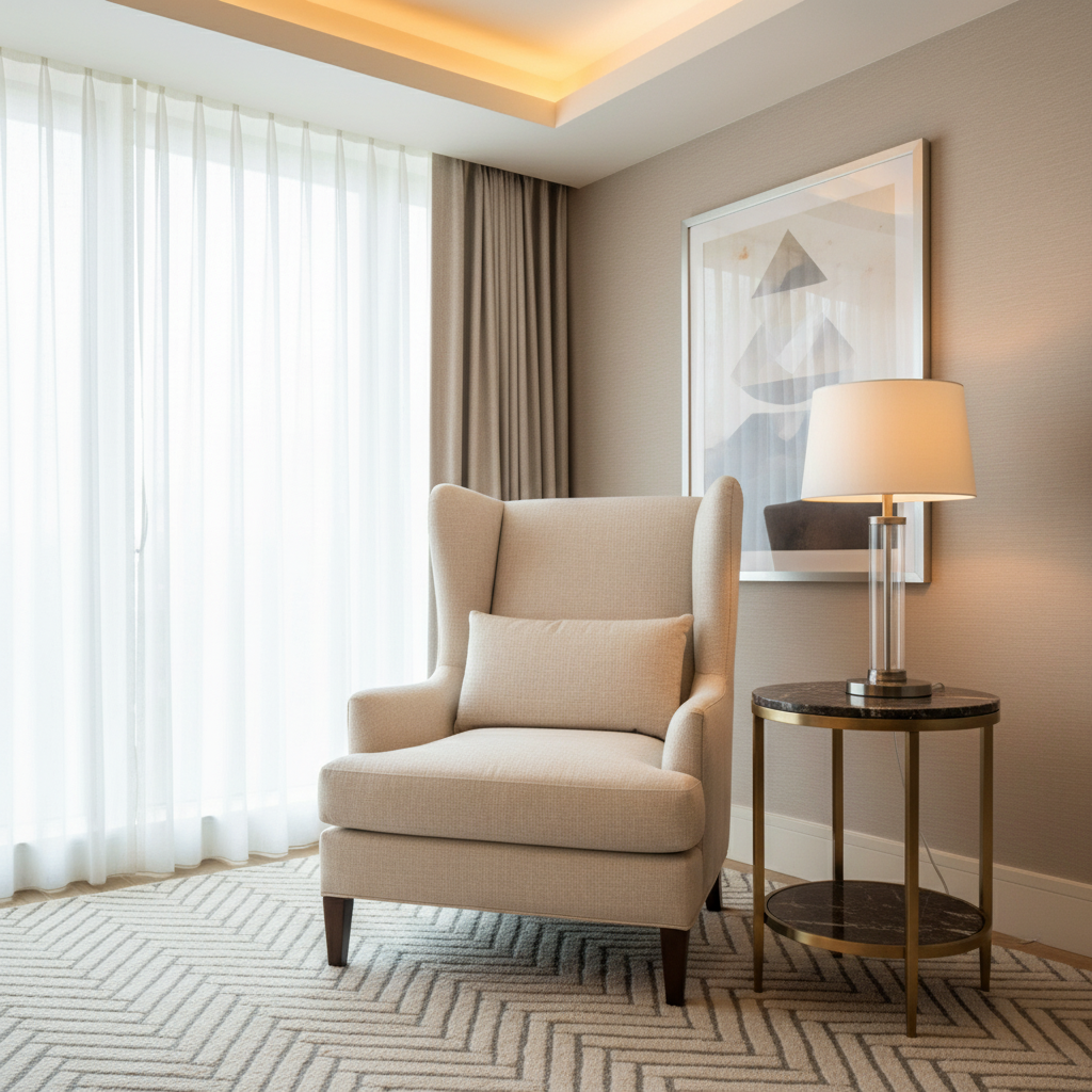 Peter Island - Tinsel Upholstered Chair | Architectural Fabrics